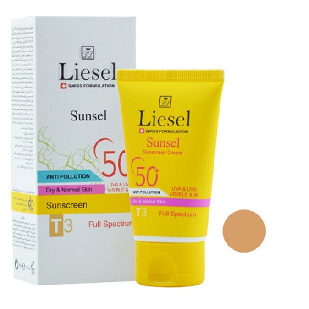 LIESEL T3Sunsel Dry And Normal Skin Sunscreen Cream SPF+50